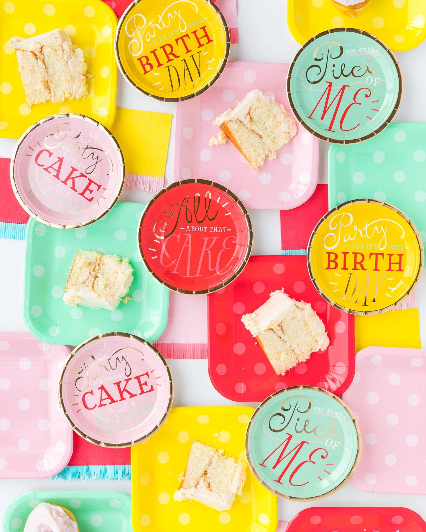 Hip Hip Hooray Birthday Plates