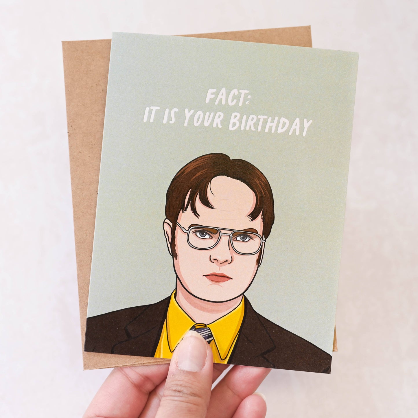 Dwight 'Fact: It Is Your Birthday' - Birthday Card