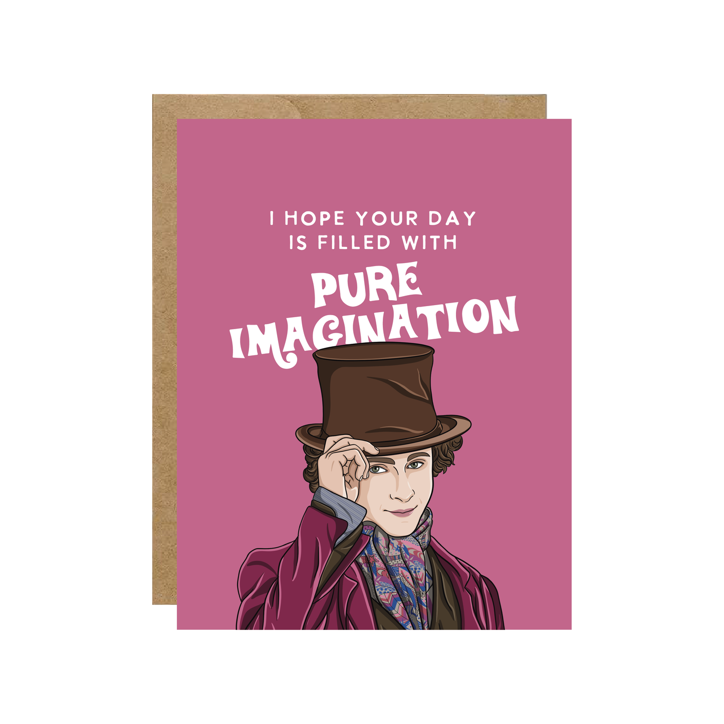 Wonka Pure Imagination- Birthday Card