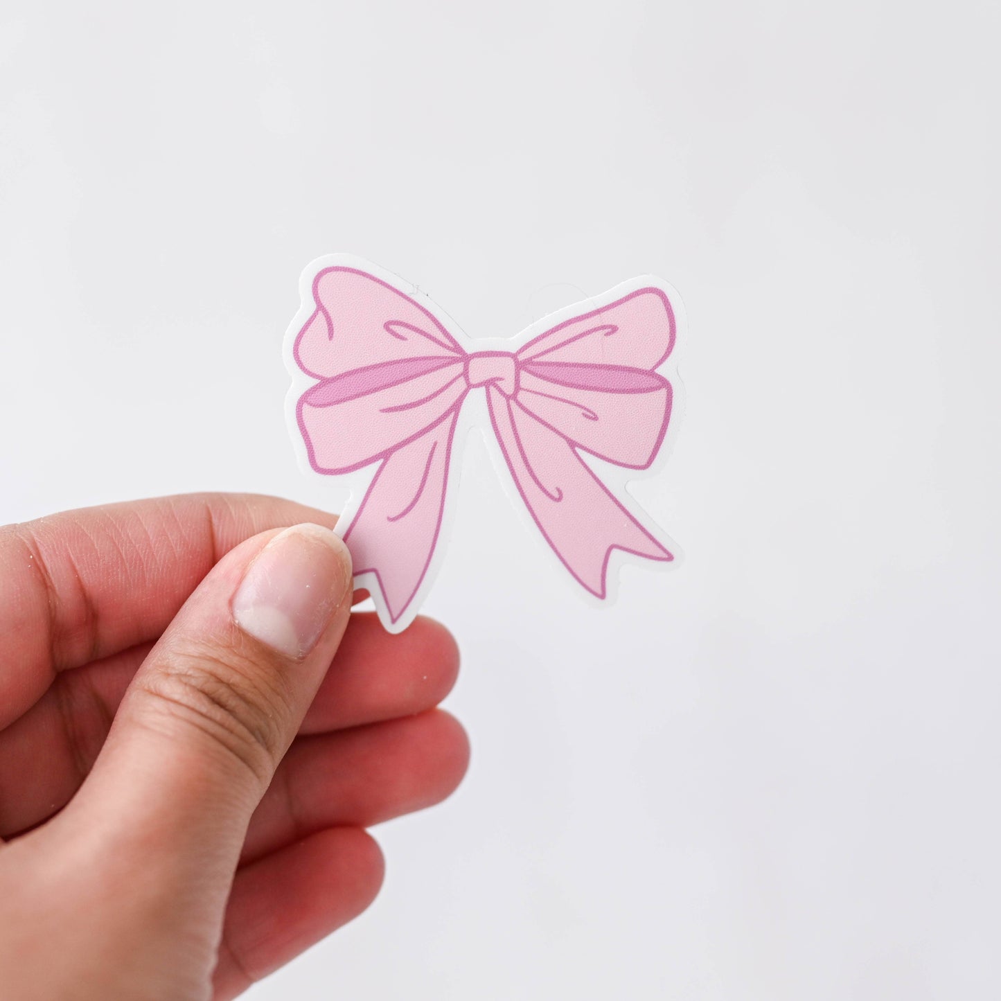 Pink Coquette Double Bow - Sticker