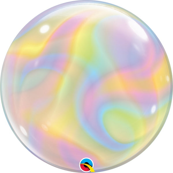 Iridescent Swirl Bubble Orb (22")