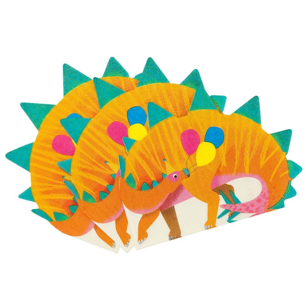 Party Dinosaur Shaped Napkins