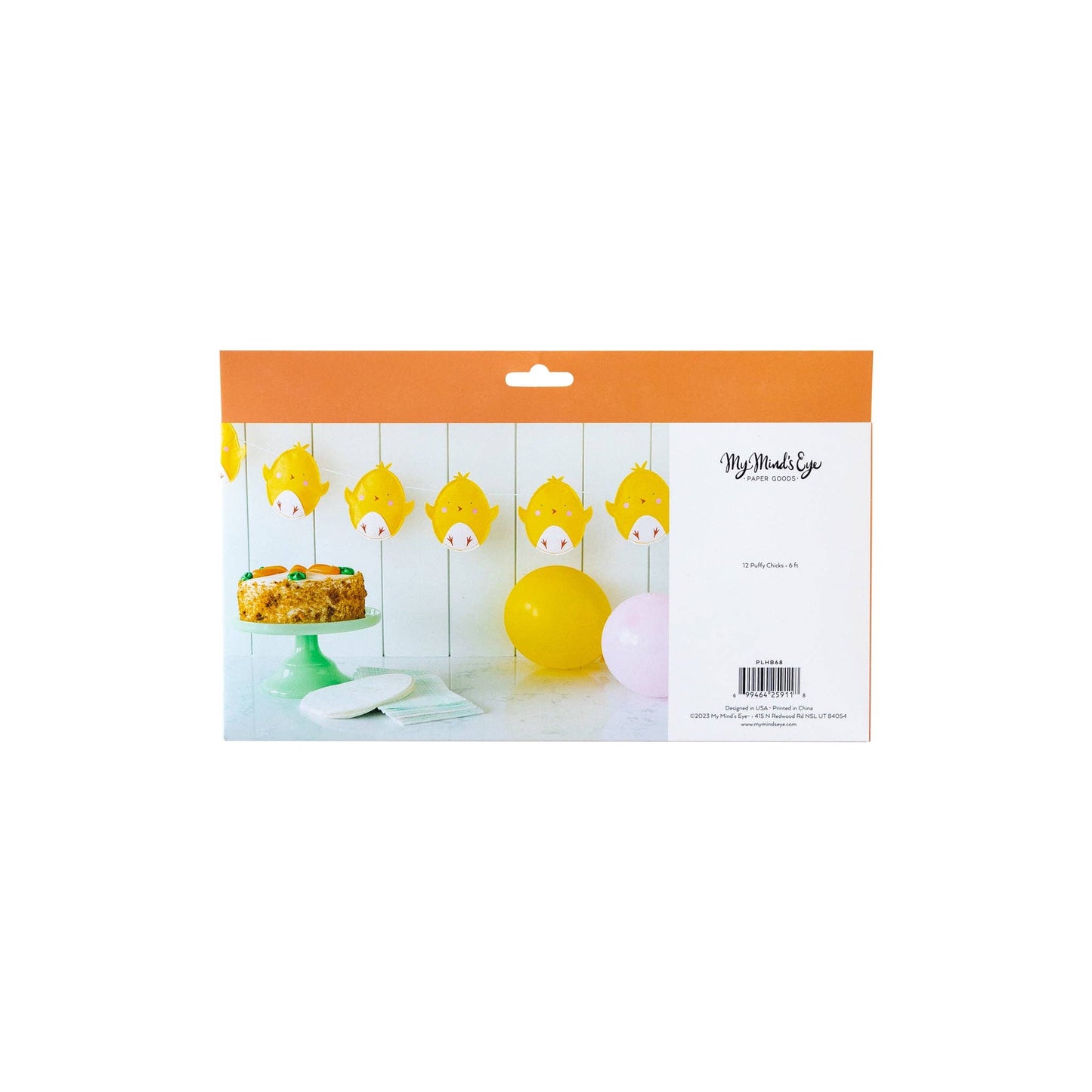 Puffy Felt Chick Banner