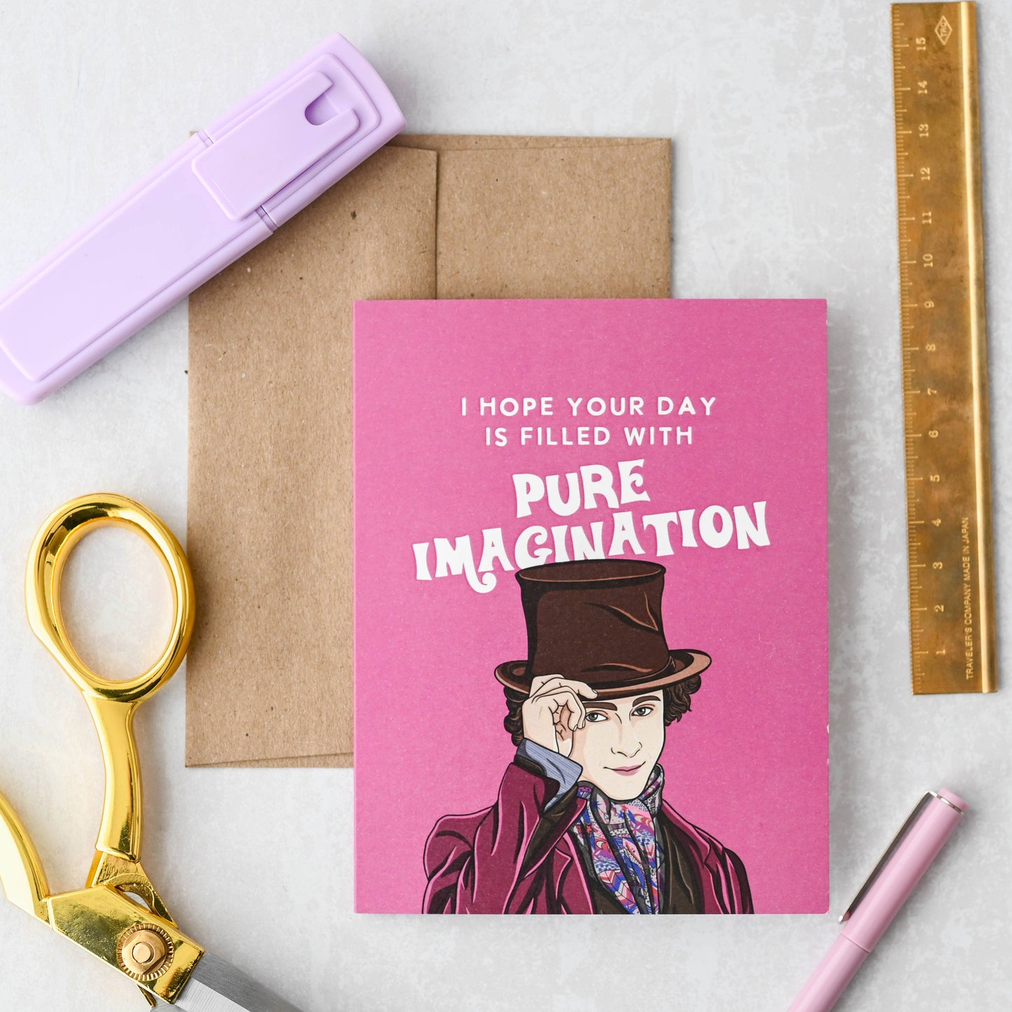Wonka Pure Imagination- Birthday Card