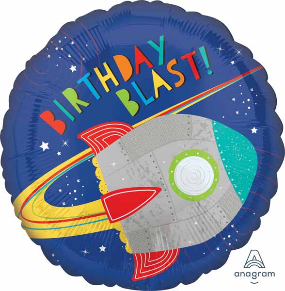Birthday Blast Spaceship (18")