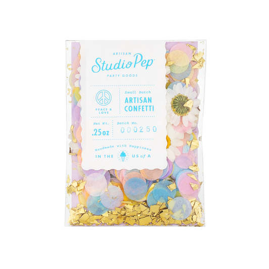 Peace & Love Artisan Confetti: Mini Pack