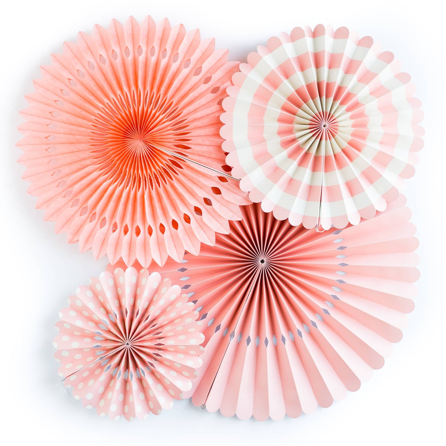 Party Fans-Coral