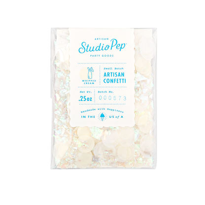 Whipped Cream Artisan Confetti: Mini Pack