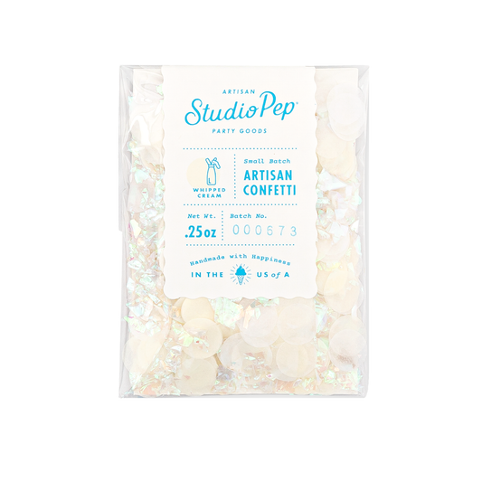 Whipped Cream Artisan Confetti: Mini Pack