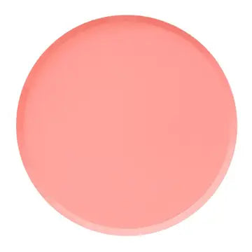 Neon Coral Plates