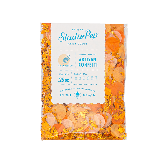 Creamsicle Artisan Confetti: Mini Pack