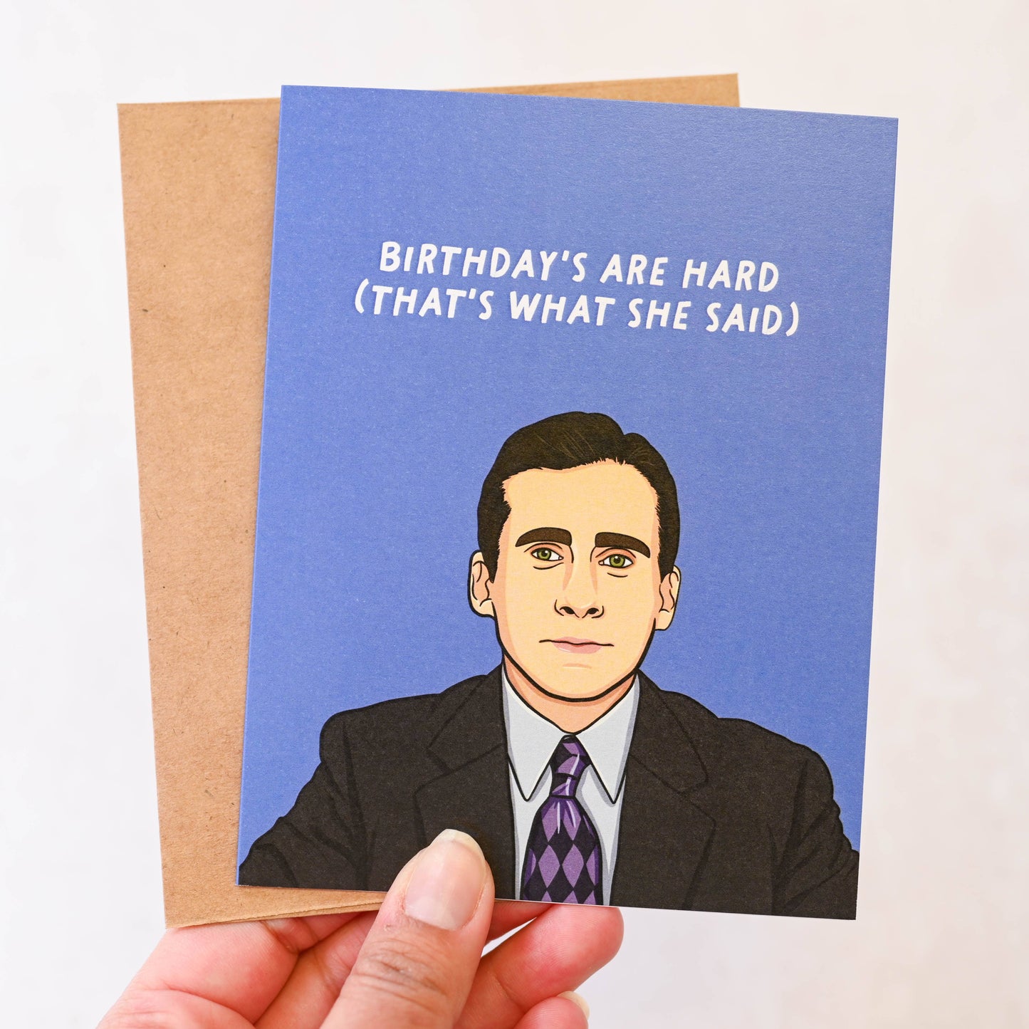 Michael Birthday's Are Hard -  Birthday Card