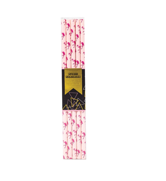 Flamingo Paper Straws