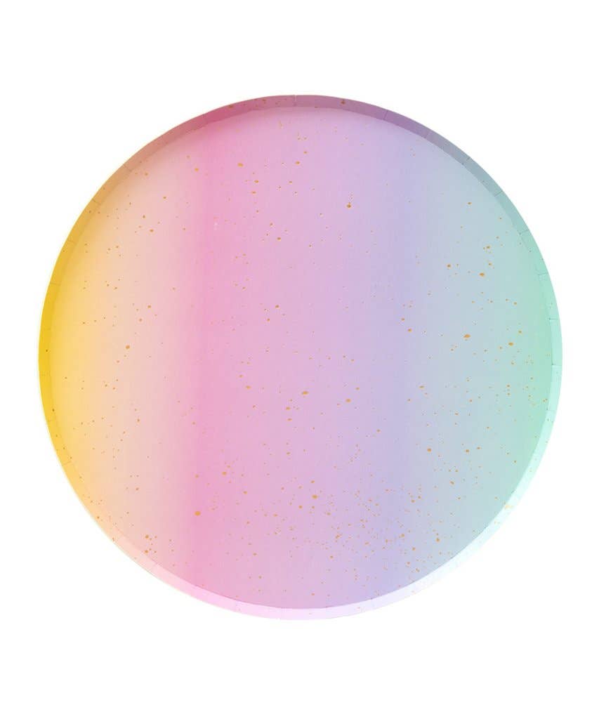 Large Low Rim Plates: Ombre
