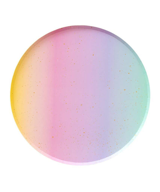 Large Low Rim Plates: Ombre