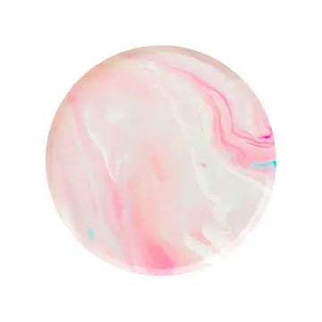 Pink Marble Plates
