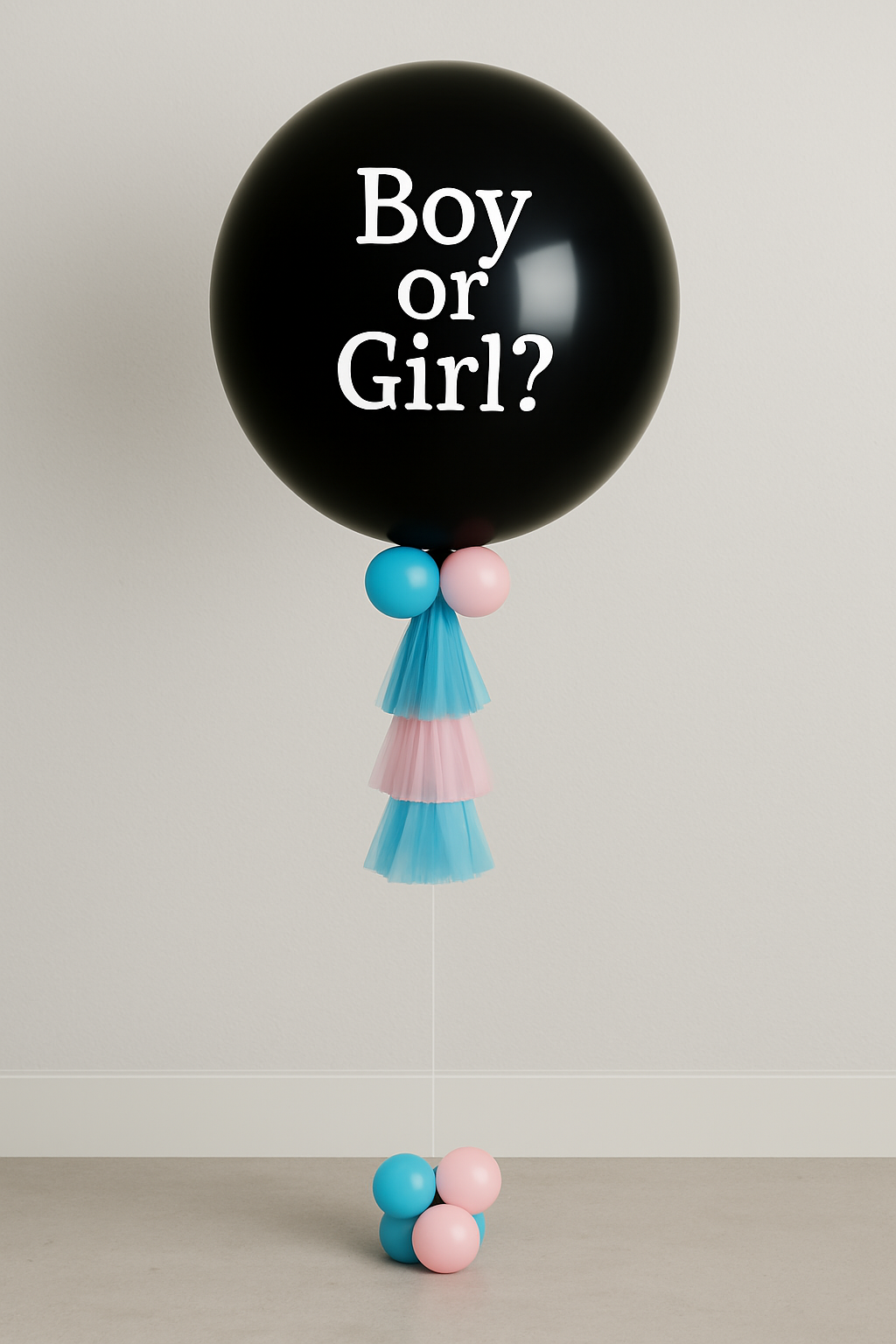 Jumbo Balloon Popper - Gender Reveal