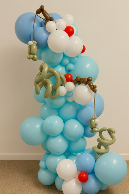 Freestanding Organic Balloon Tower