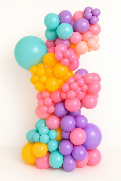 Freestanding Organic Balloon Tower