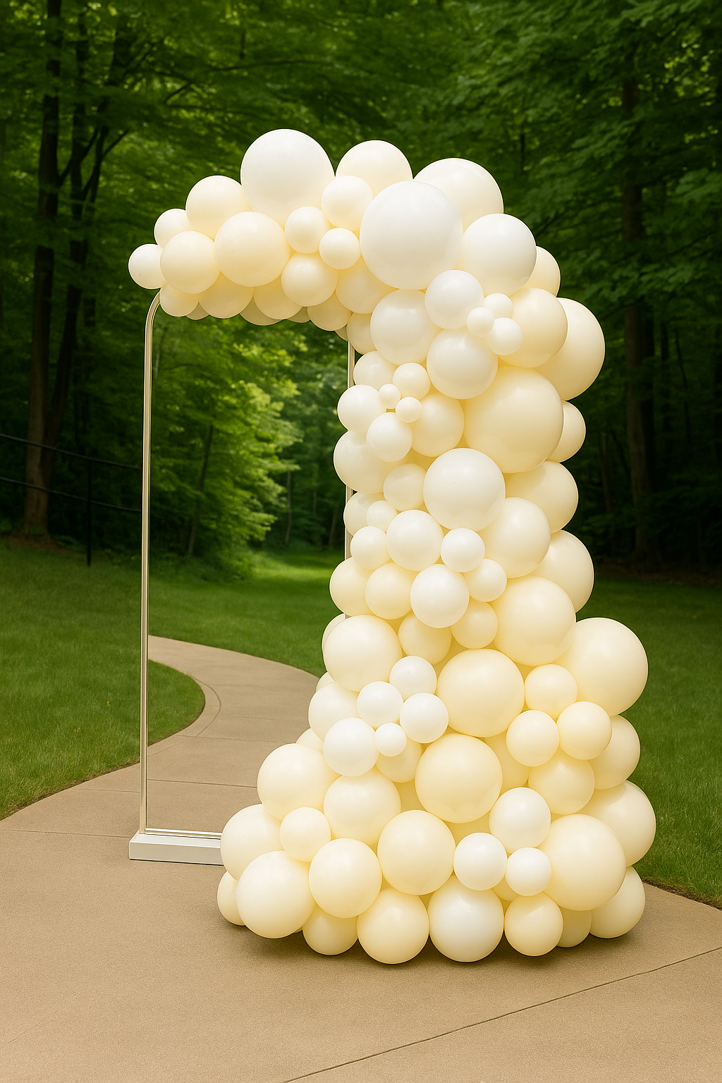 Freestanding Organic Balloon Tower