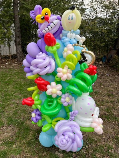 Freestanding Organic Balloon Tower