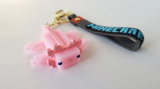 Axolotl keychain