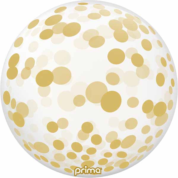 Gold Confetti Orbz (18")