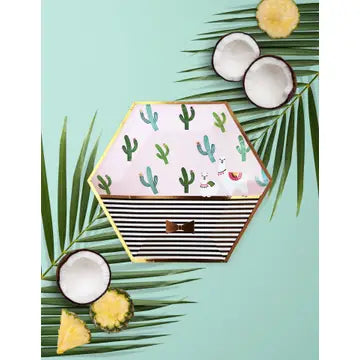 Llama Party Plates