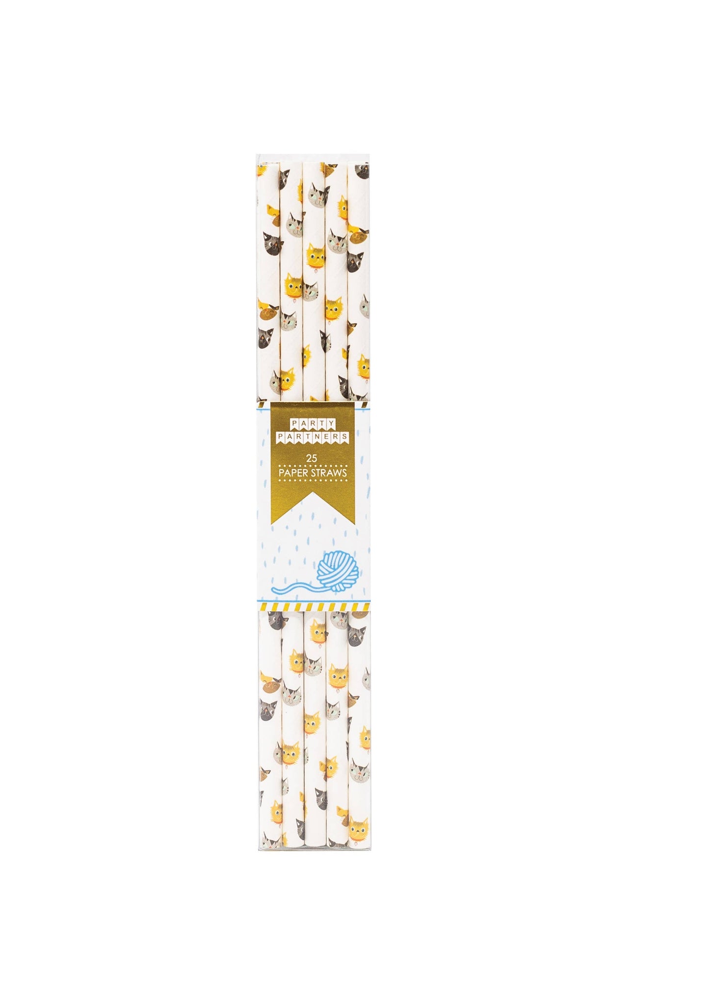 Cute Kitten Paper Straws