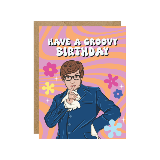 Groovy Birthday- Birthday Card