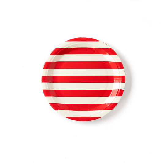 9" Stripe Round Plates