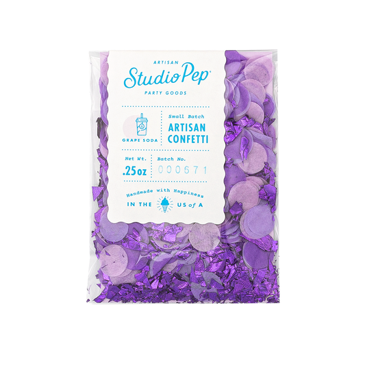 Grape Soda Artisan Confetti: Mini Pack