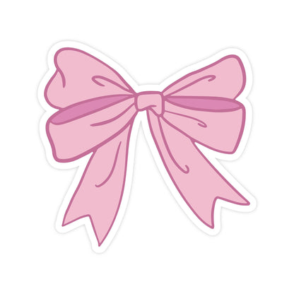 Pink Coquette Double Bow - Sticker