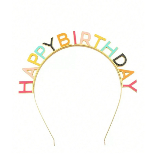 HBD Headband - Pastels