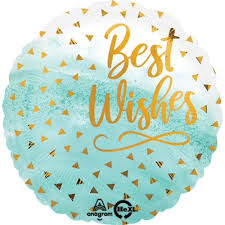 Best Wishes Balloon (18")